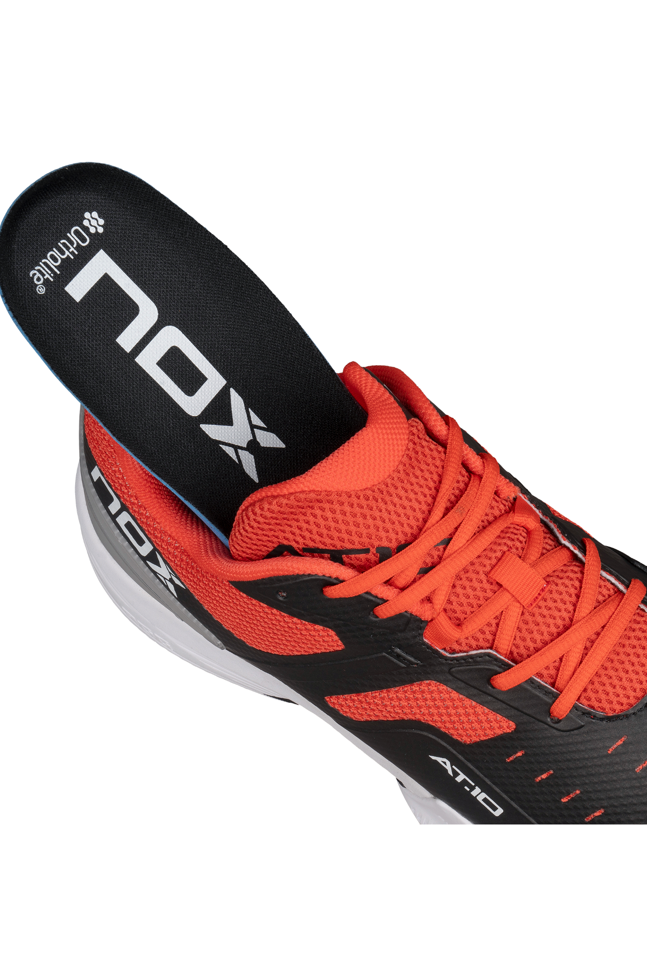 NOX AT10 PRO Black/ Red Padel Shoes