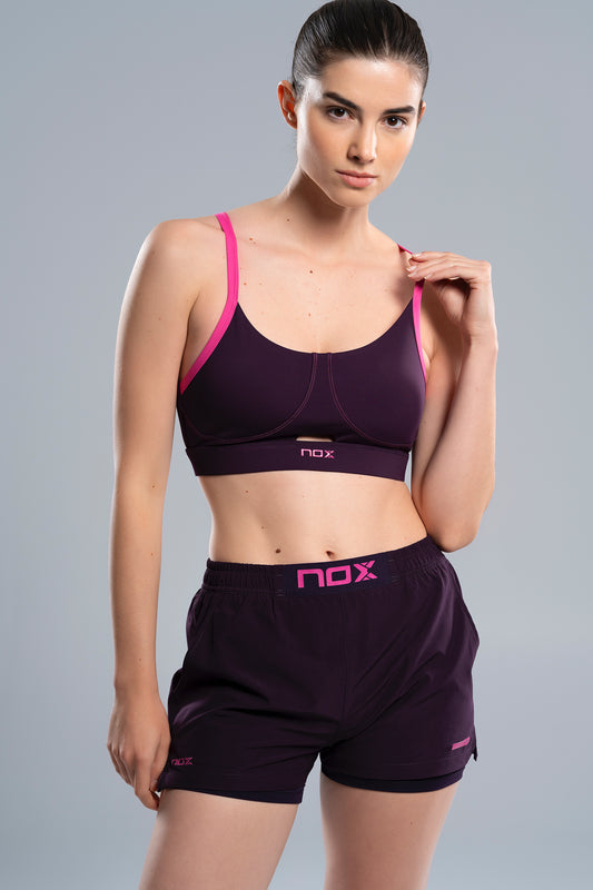 NOX Women PRO Deep Purple Sports Bra