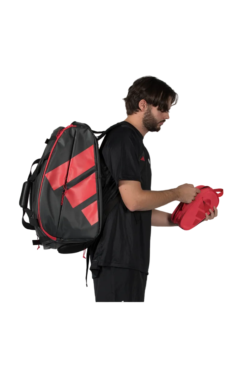ADIDAS Accessory Bag Black/Red - Ale Galan 2026