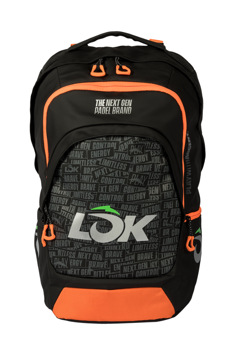 LOK Maxx Gen 2 Black/Orange Backpack