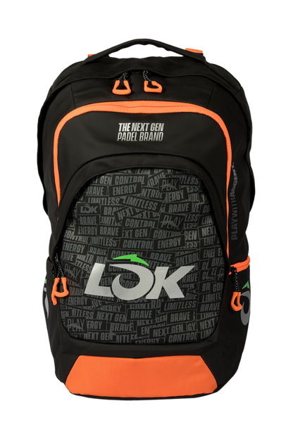 LOK Maxx Gen 2 Black/Orange Backpack