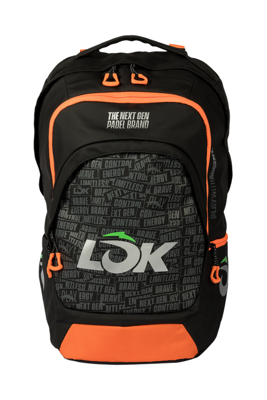 LOK Maxx Gen 2 Black/Orange Backpack