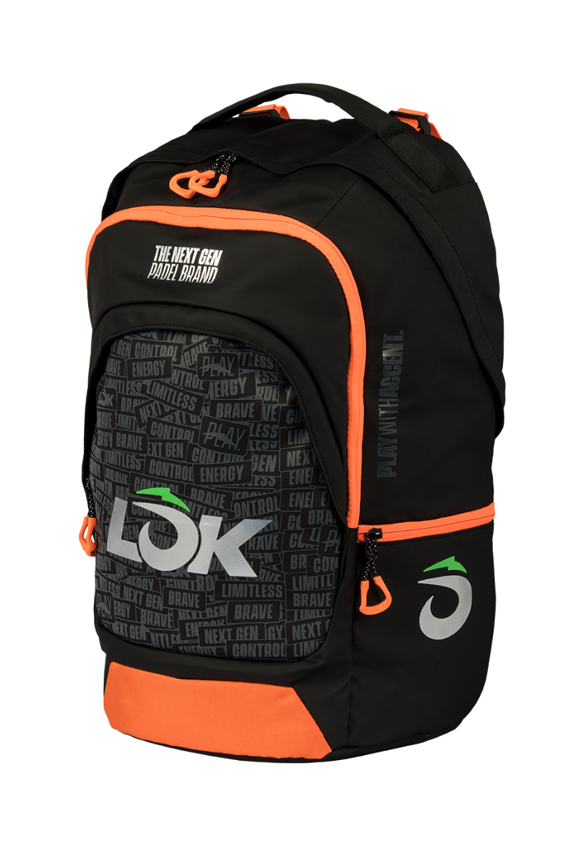 LOK Maxx Gen 2 Black/Orange Backpack