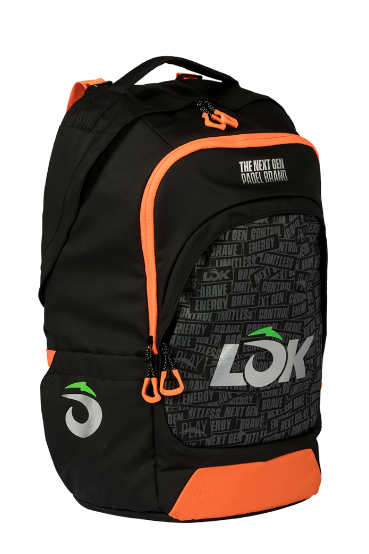 LOK Maxx Gen 2 Black/Orange Backpack