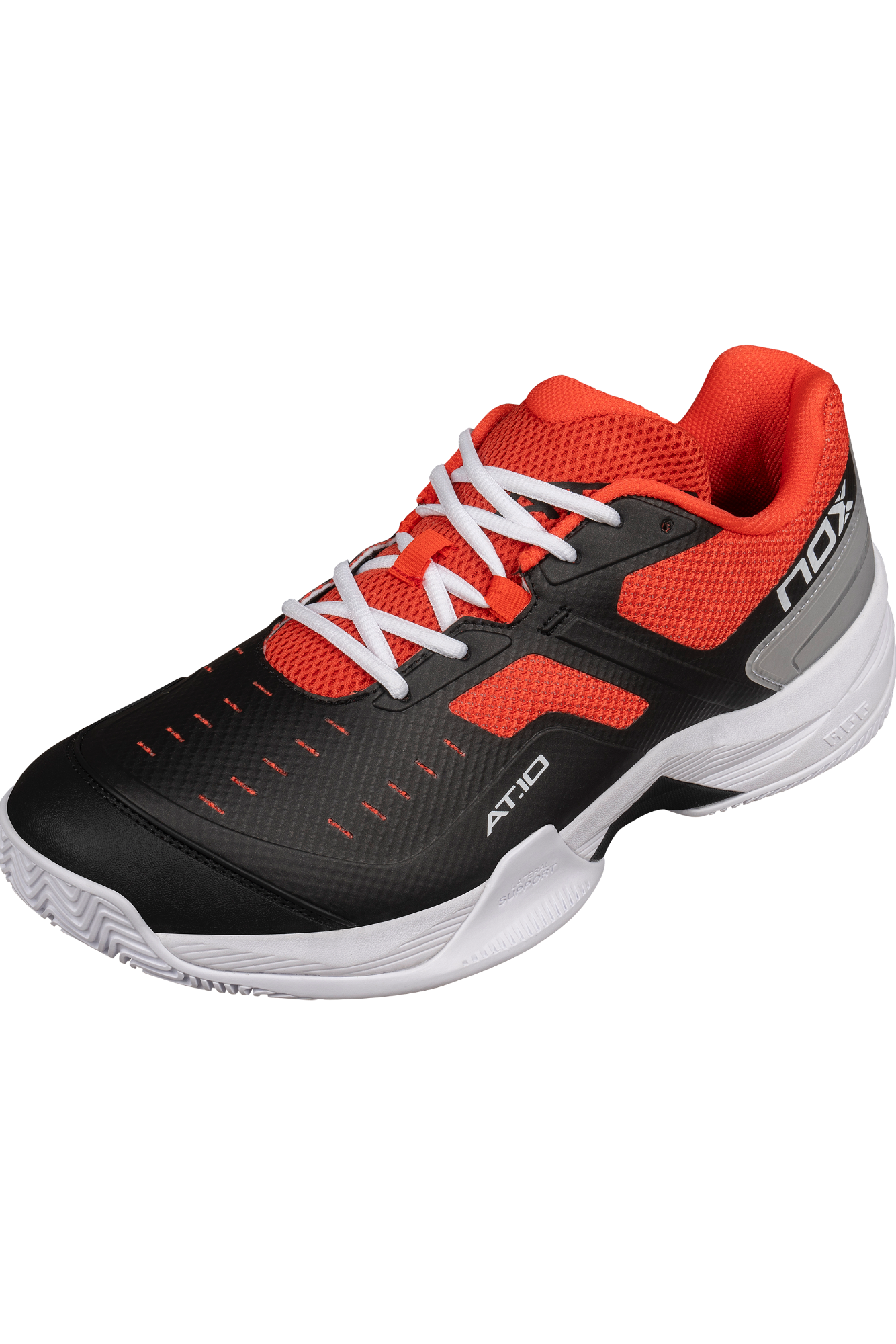 NOX AT10 PRO Black/ Red Padel Shoes