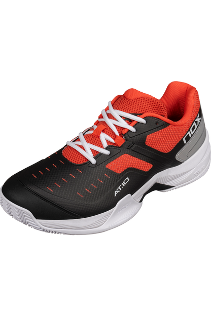 NOX AT10 PRO Black/ Red Padel Shoes