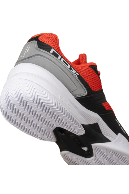 NOX AT10 PRO Black/ Red Padel Shoes