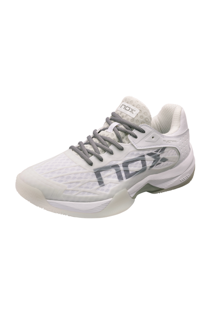 NOX AT10 LUX White/Grey Padel Shoes