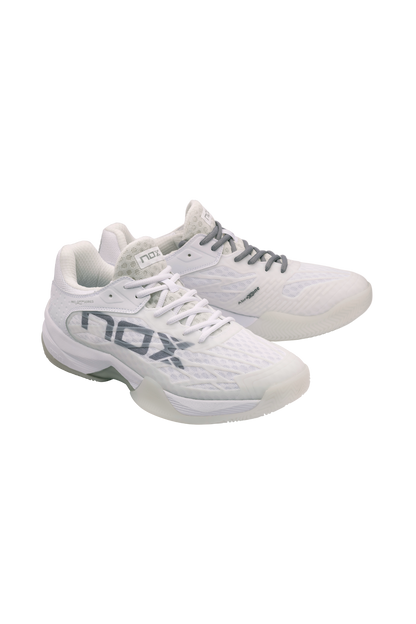 NOX AT10 LUX White/Grey Padel Shoes