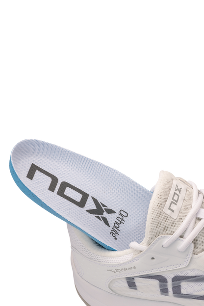 NOX AT10 LUX White/Grey Padel Shoes