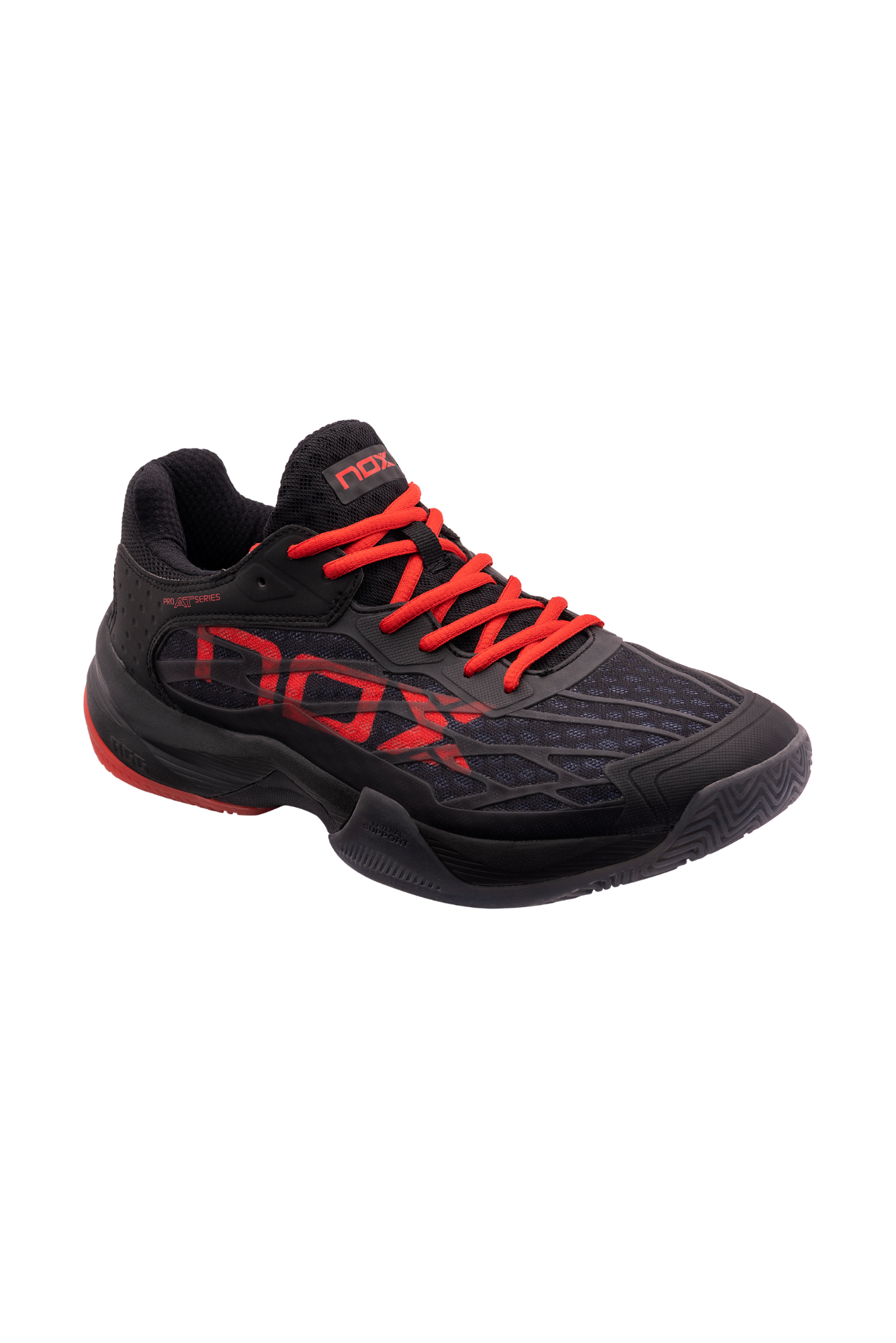 NOX AT10 LUX Black/Red Padel Shoes