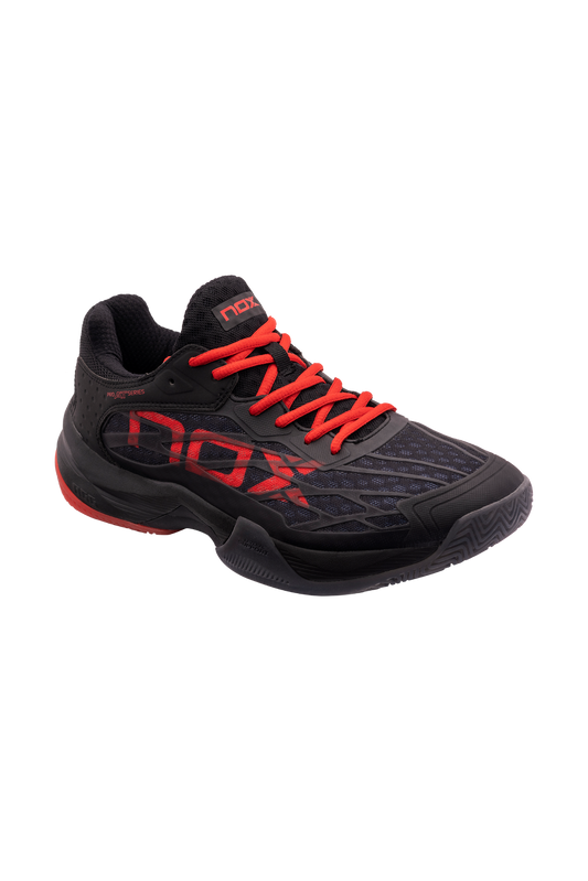 NOX AT10 LUX Black/Red Padel Shoes