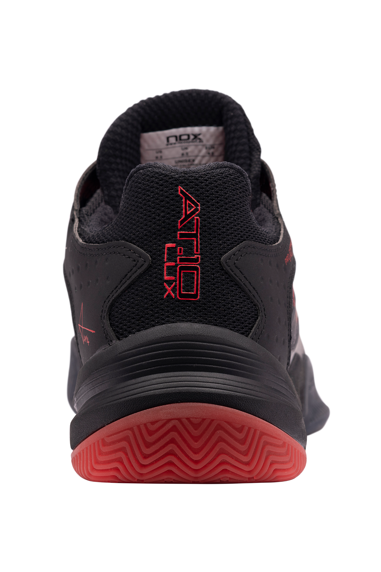NOX AT10 LUX Black/Red Padel Shoes