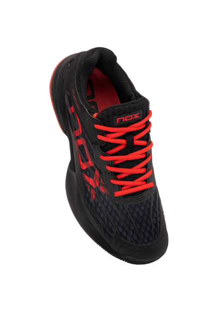 NOX AT10 LUX Black/Red Padel Shoes