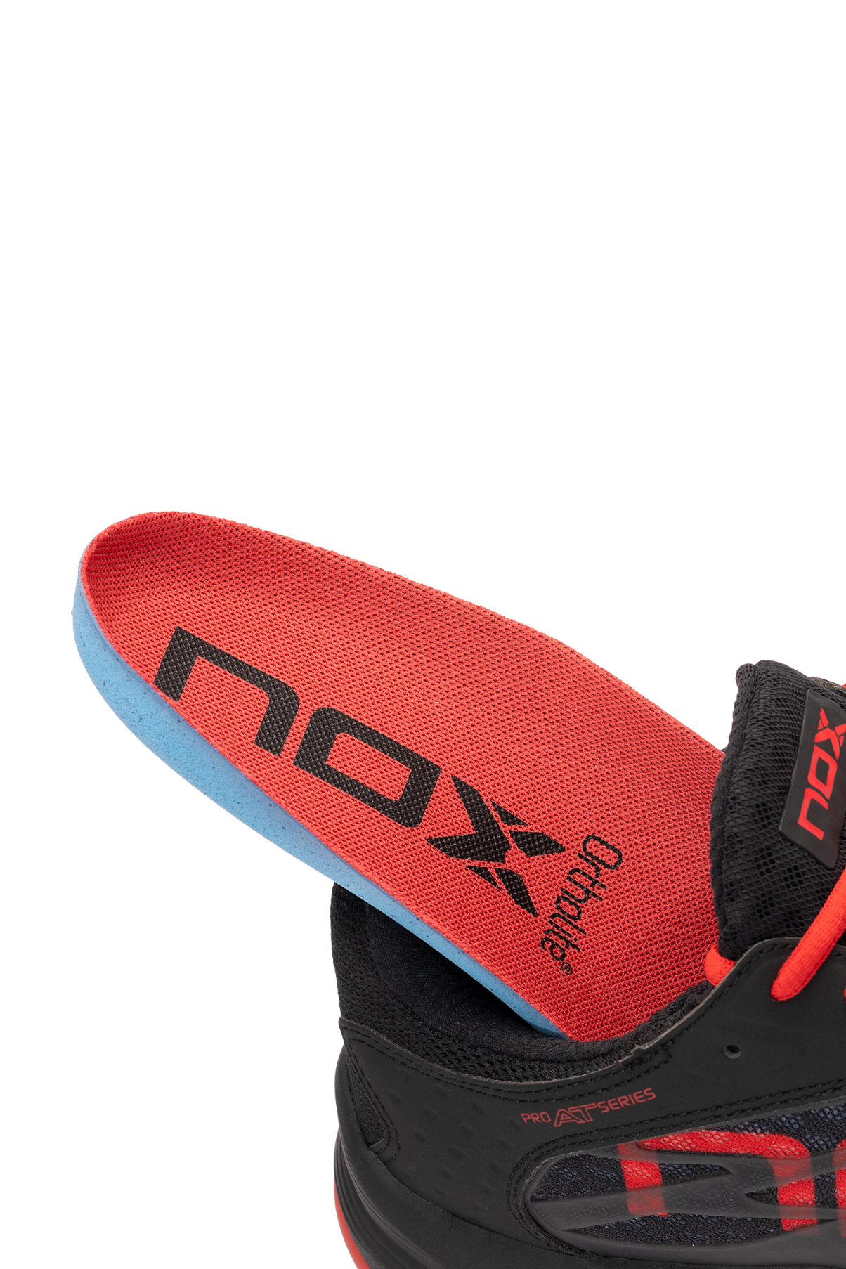 NOX AT10 LUX Black/Red Padel Shoes