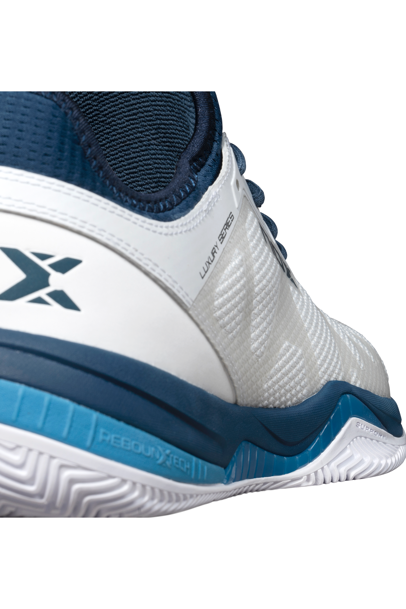 NOX Nerbo White/Swedish Blue Padel Shoes