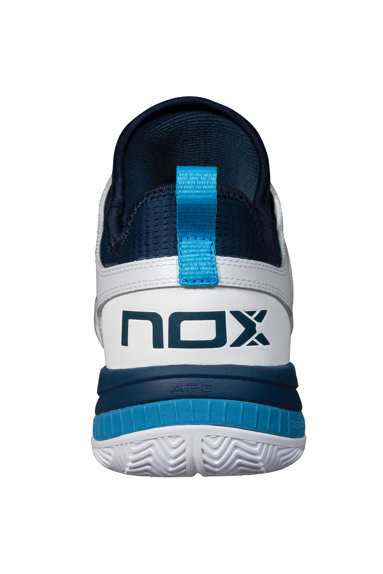 NOX Nerbo White/Swedish Blue Padel Shoes