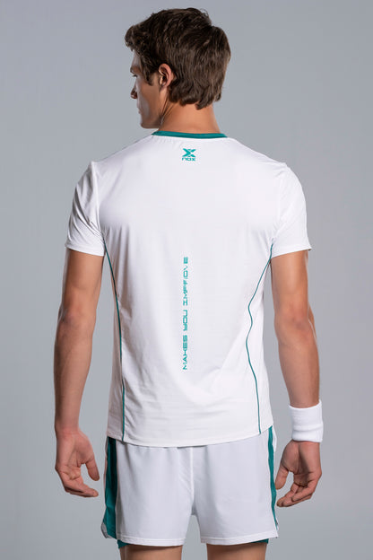 NOX Men PRO White/Ivy Green T-Shirt