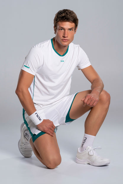 NOX Men PRO White/Ivy Green T-Shirt