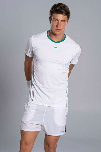 NOX Men PRO White/Ivy Green T-Shirt