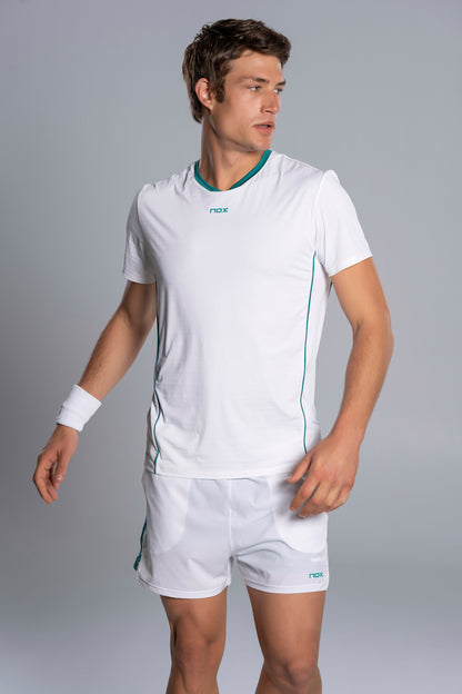 NOX Men PRO White/Ivy Green T-Shirt