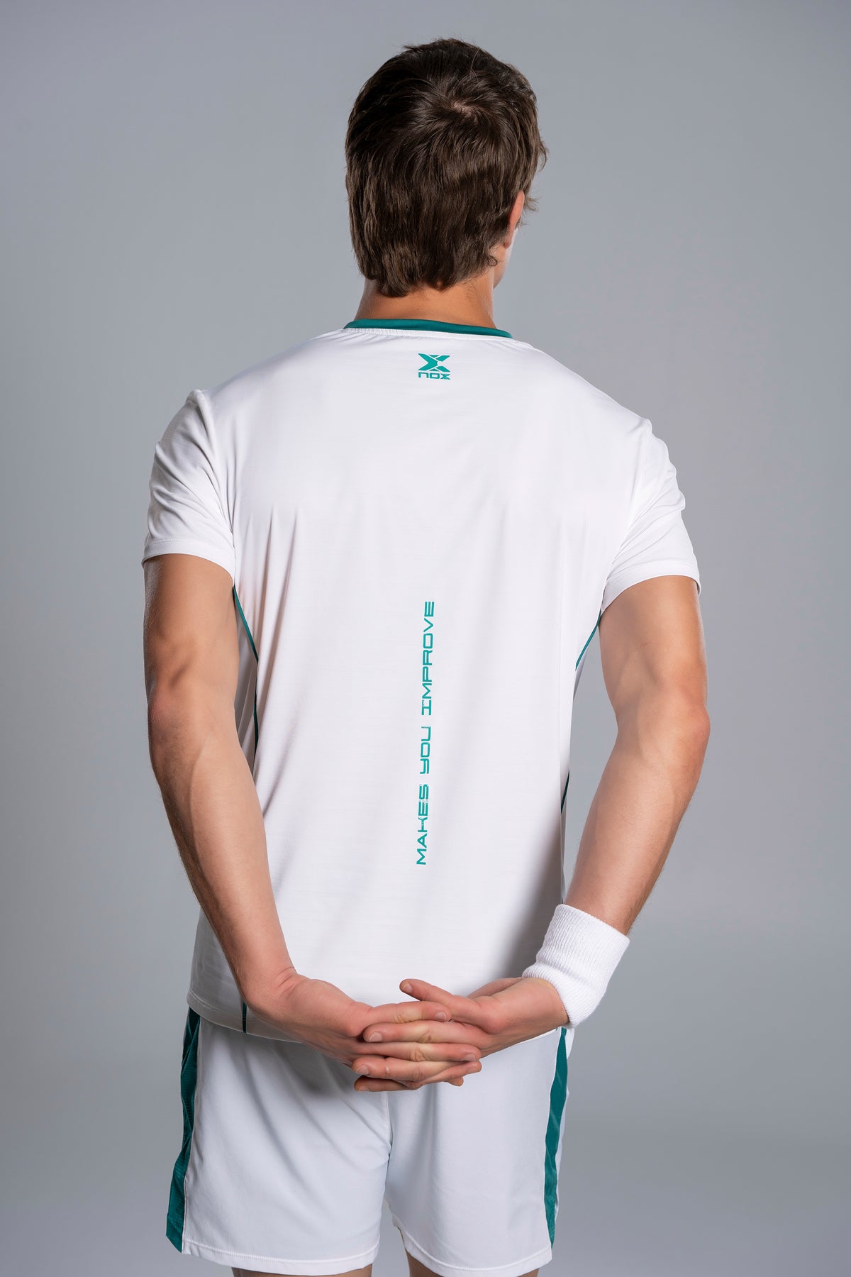 NOX Men PRO White/Ivy Green T-Shirt