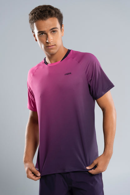 NOX Men PRO Blackberry Rose Degraded T-shirt