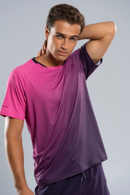 NOX Men PRO Blackberry Rose Degraded T-shirt