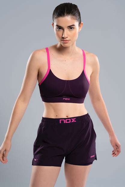 NOX Women PRO Deep Purple Sports Bra