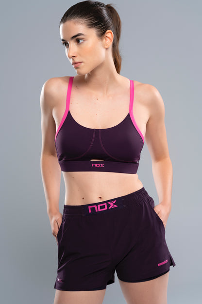 NOX Women PRO Deep Purple Sports Bra