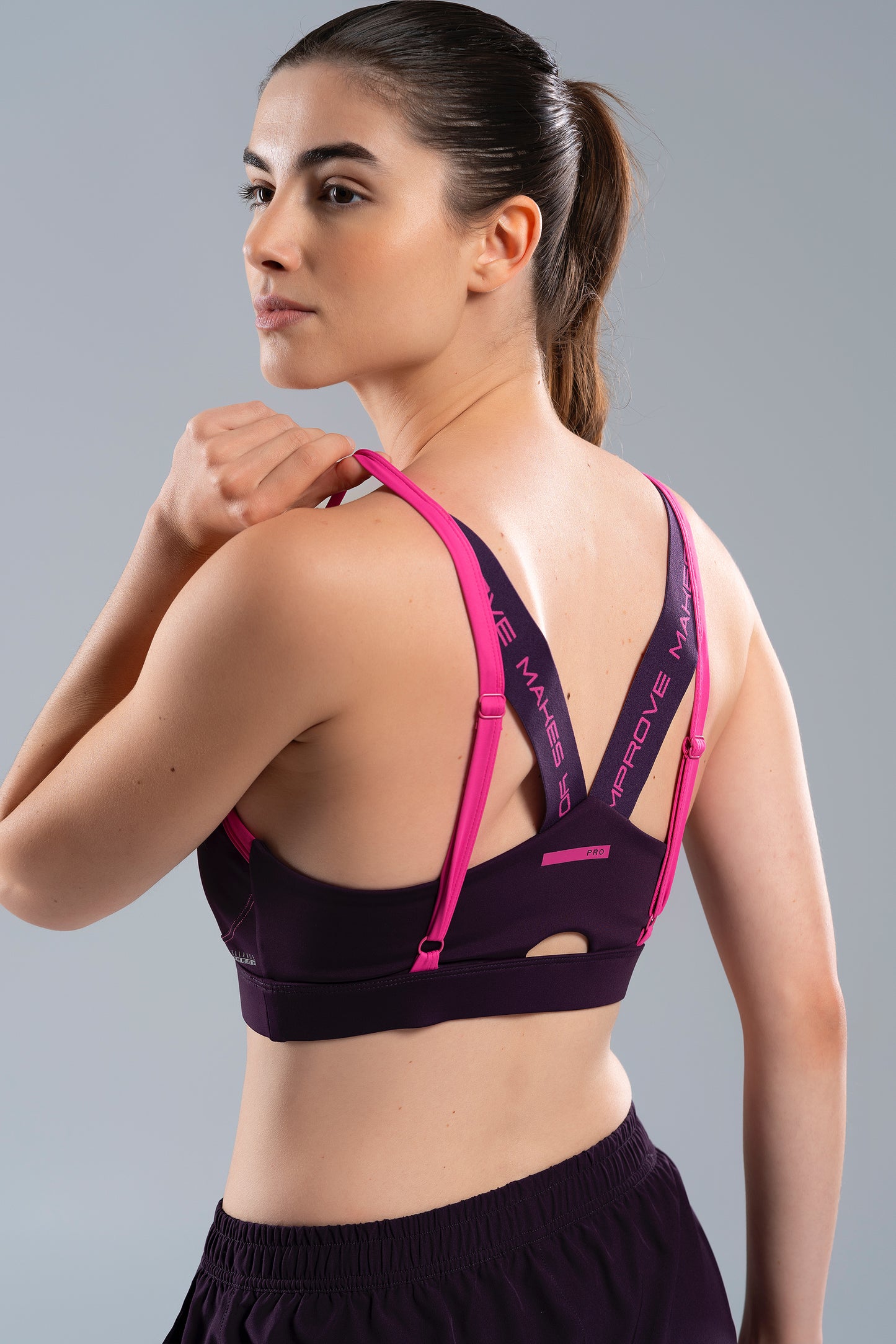 NOX Women PRO Deep Purple Sports Bra