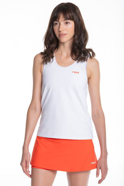 NOX Women White Team Tank Top