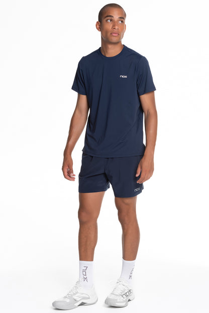 NOX Men Regular Dark Blue Team T-Shirt