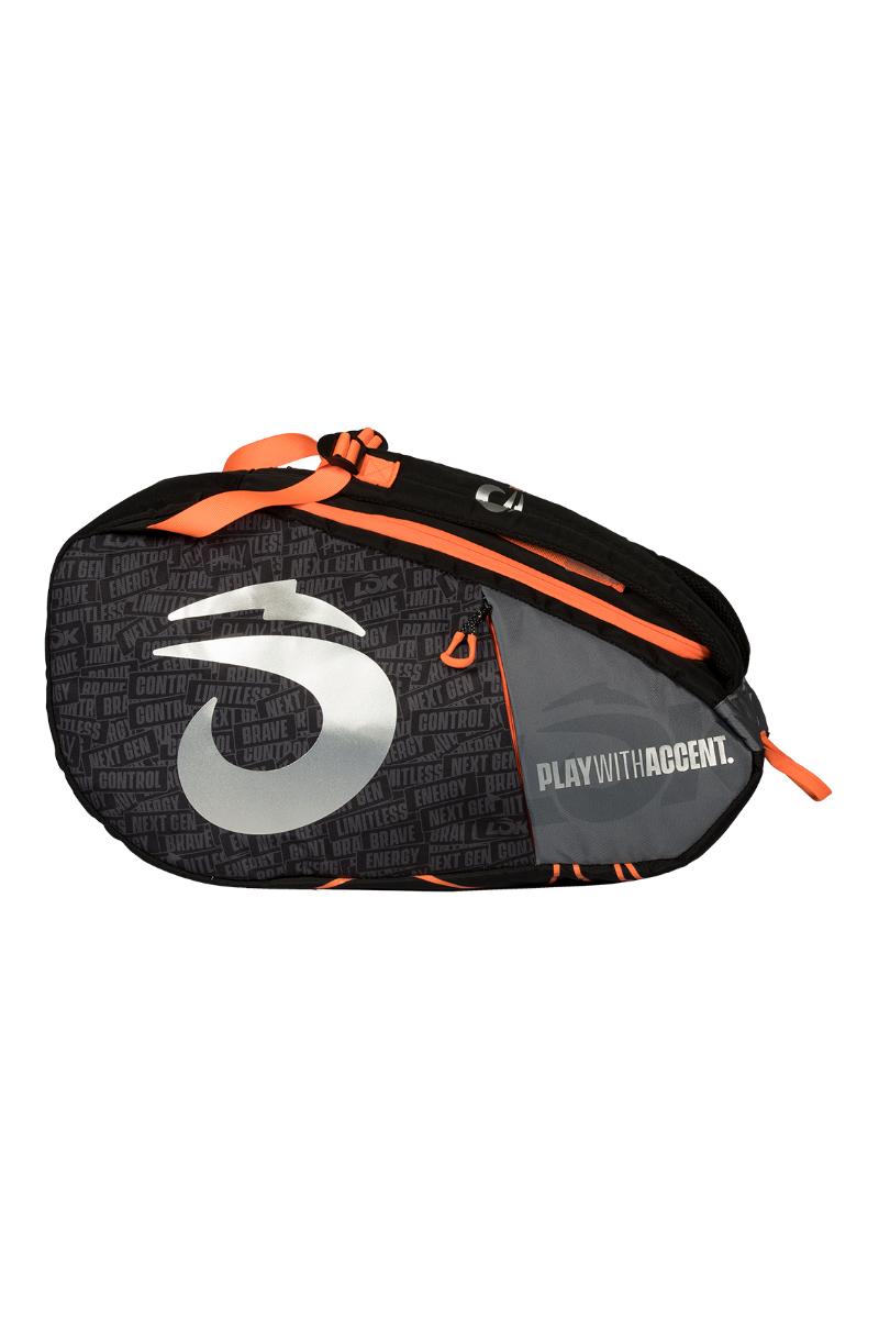 LOK Racket Bag One Black/Orange