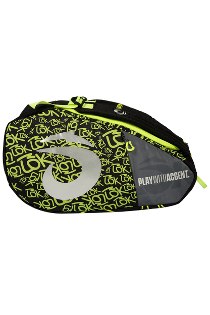 LOK Racket Bag One Black/Green Lime