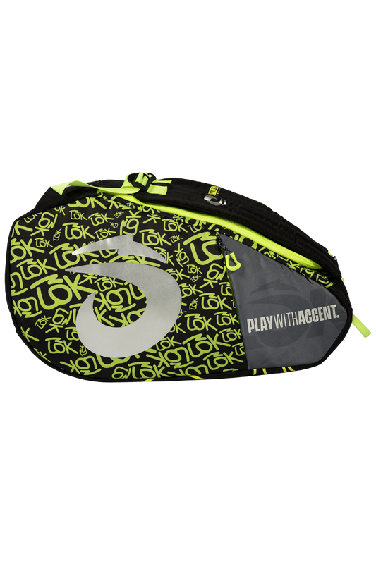 LOK Racket Bag One Black/Green Lime