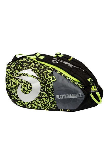 LOK Racket Bag One Black/Green Lime
