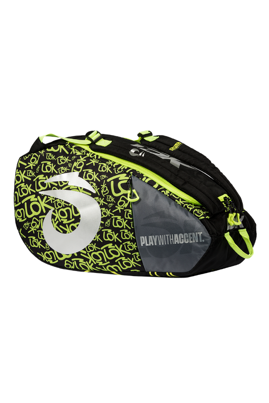 LOK Racket Bag One Black/Green Lime
