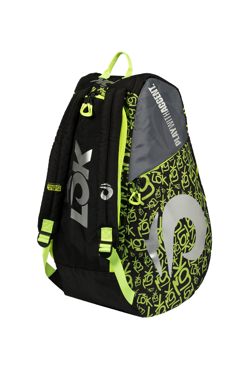 LOK Racket Bag One Black/Green Lime