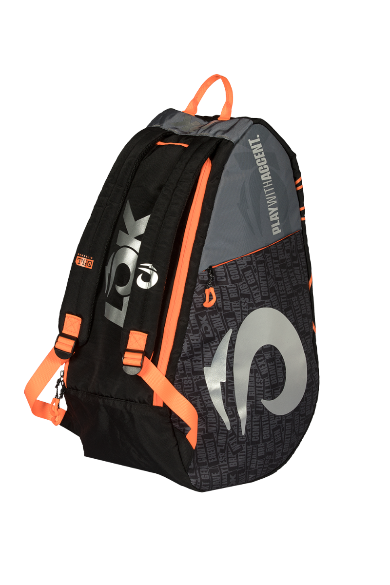 LOK Racket Bag One Black/Orange