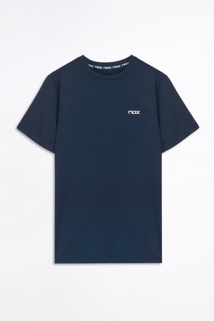 NOX Men Regular Dark Blue Team T-Shirt