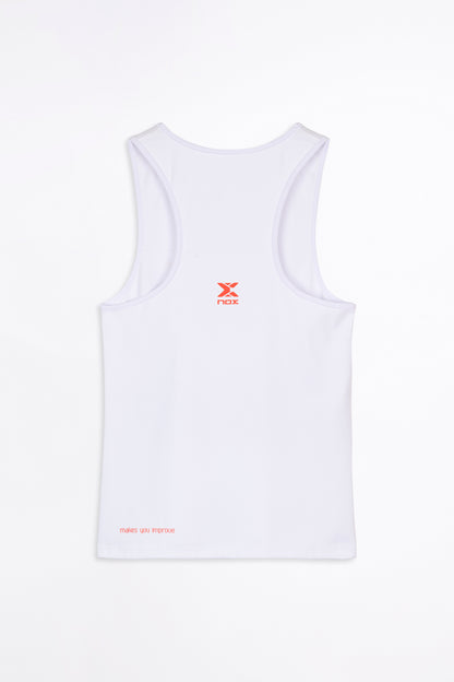 NOX Women White Team Tank Top