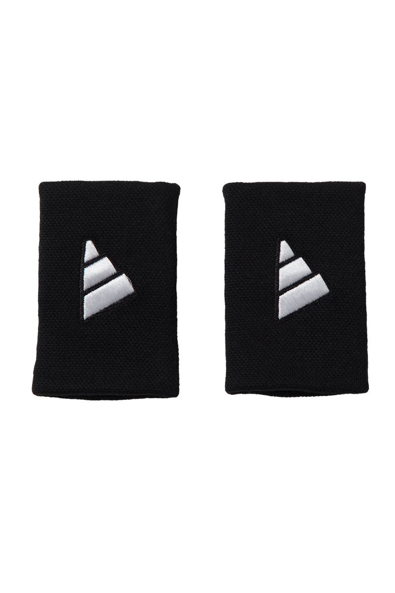 ADIDAS Wristbands L Black with White Logo