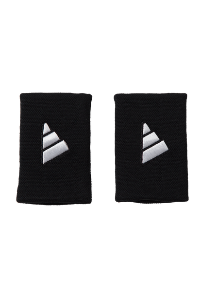 ADIDAS Wristbands L Black with White Logo