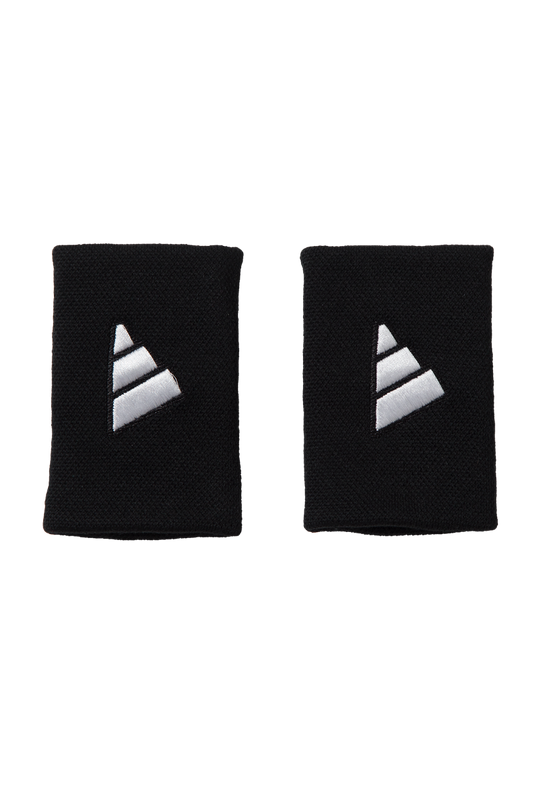 ADIDAS Wristbands L Black with White Logo