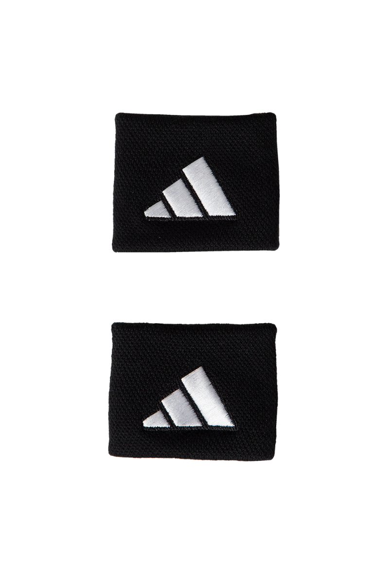 ADIDAS Wristbands S Black with White Logo