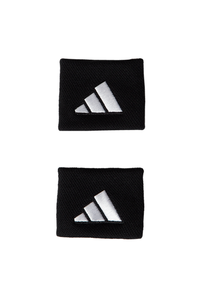 ADIDAS Wristbands S Black with White Logo