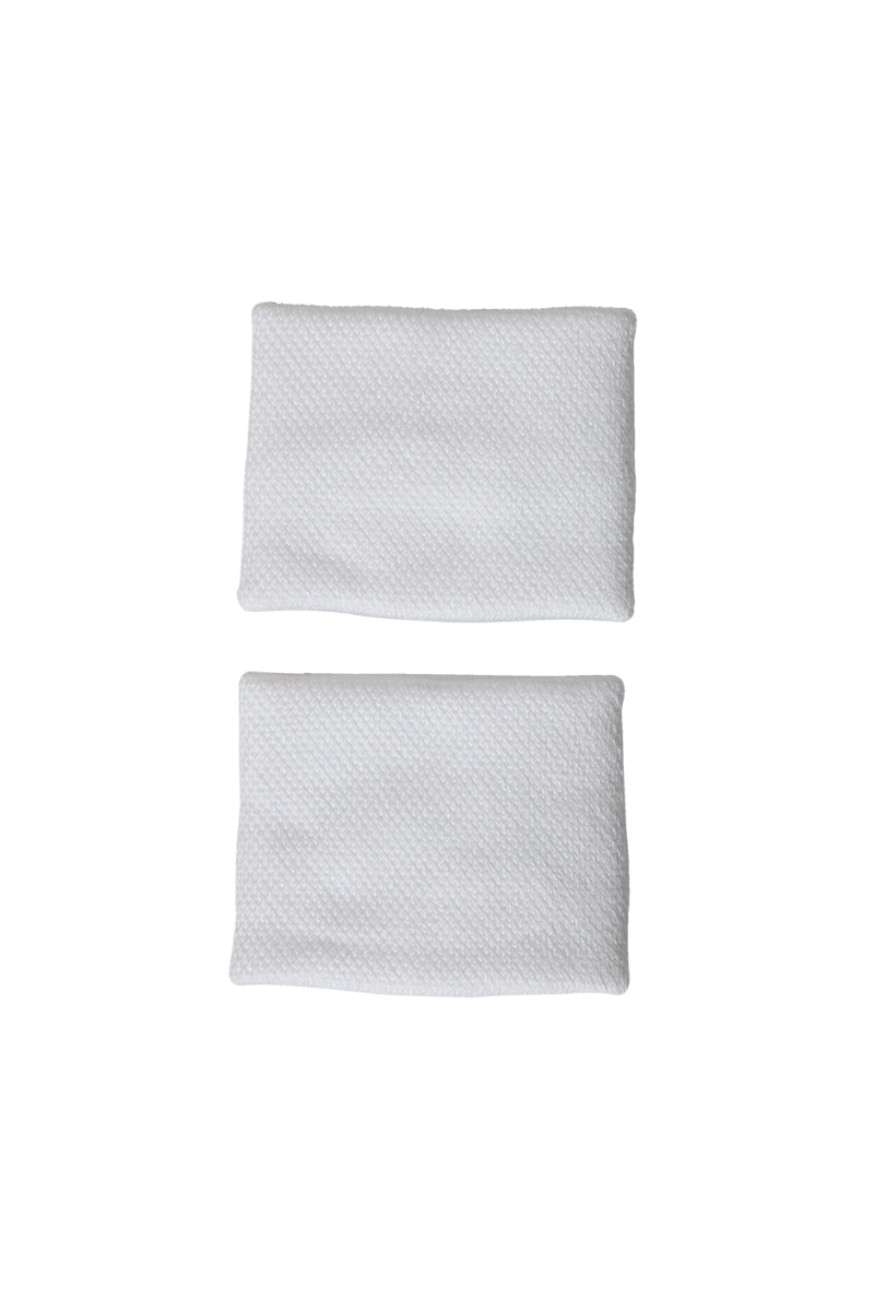 ADIDAS Wristbands S White with Black Logo