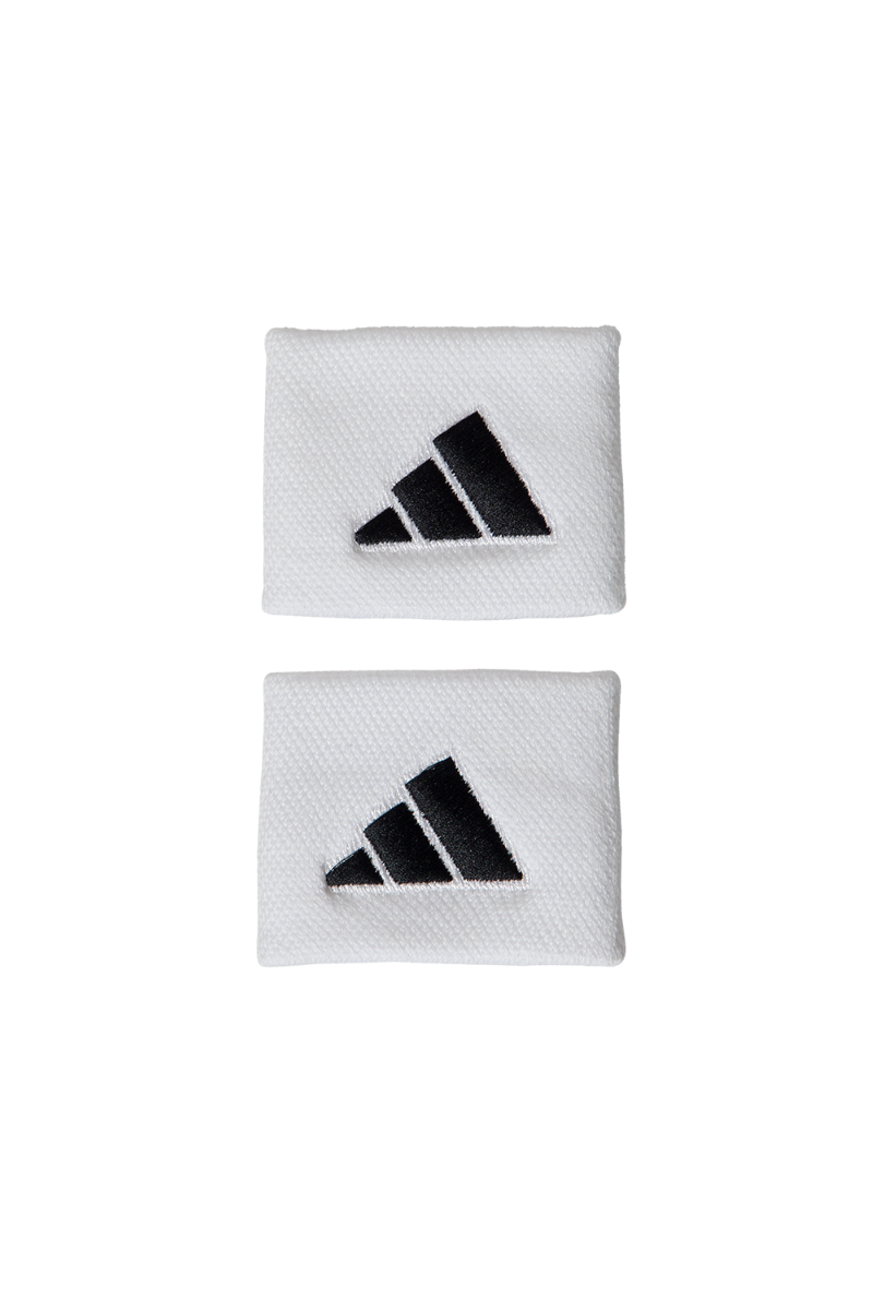 ADIDAS Wristbands S White with Black Logo