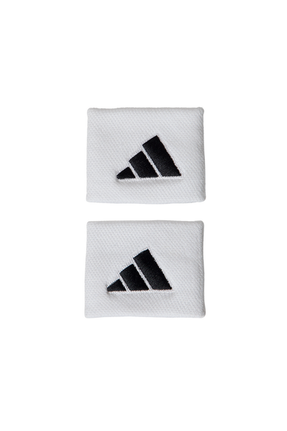 ADIDAS Wristbands S White with Black Logo